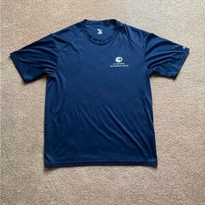 Blue Short Sleeve Crew Neck Tee